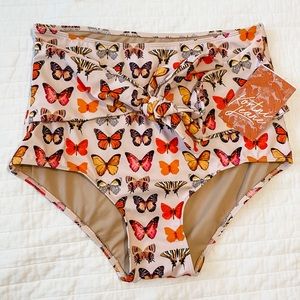 Butterflies tie front